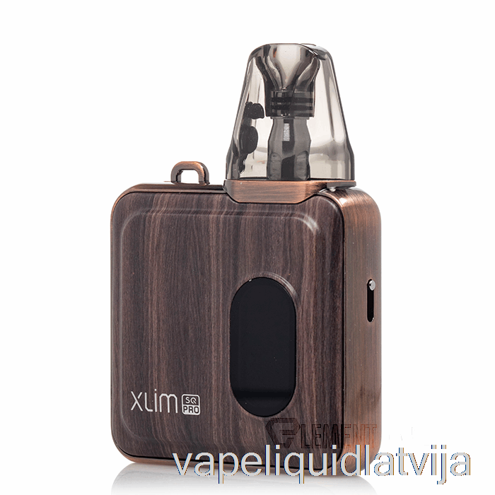 Oxva Xlim Sq Pro 30w Pod Sistēmas Bronzas Koka Vape šķidrums